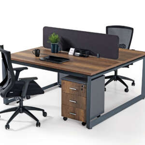 Iron 2 Seater Workstation